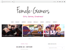 Tablet Screenshot of female-gamers.nl